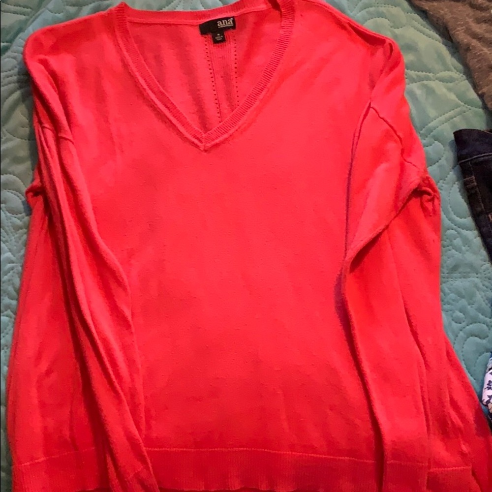 Coral sweater